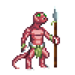 Female Rhizard sprite in Chronicles of Denzar